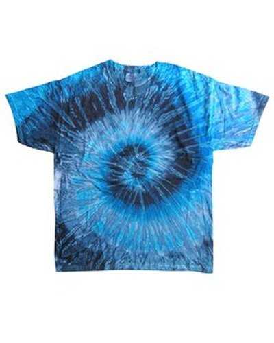 Tie-Dye CD100 Adult 54 oz, 100% Cotton T-Shirt - Evening Sky - HIT a Double
