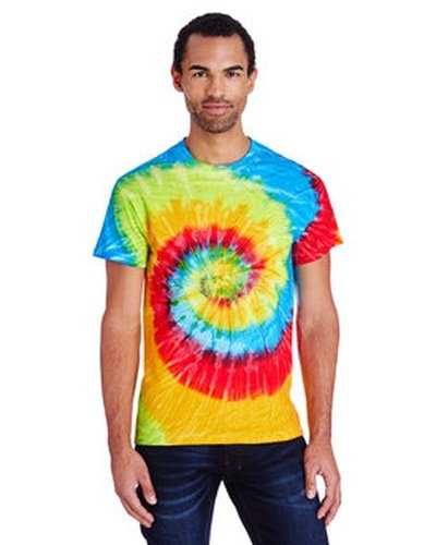 Tie-Dye CD100 Adult 54 oz, 100% Cotton T-Shirt - Pastel Neon - HIT a Double