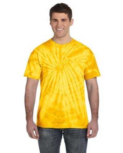 Tie-Dye CD101 Adult 54 oz 100% Cotton Spider T-Shirt - Spider Gold - HIT a Double