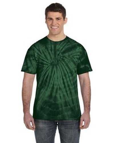 Tie-Dye CD101 Adult 54 oz 100% Cotton Spider T-Shirt - Spider Green - HIT a Double