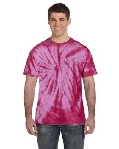 Tie-Dye CD101 Adult 54 oz 100% Cotton Spider T-Shirt - Spider Pink - HIT a Double