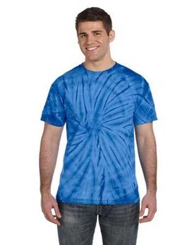 Tie-Dye CD101 Adult 54 oz 100% Cotton Spider T-Shirt - Spider Royal - HIT a Double