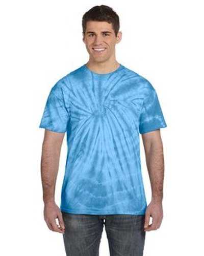 Tie-Dye CD101 Adult 54 oz 100% Cotton Spider T-Shirt - Spider Turquoise - HIT a Double