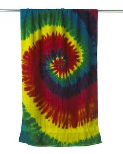 Tie-Dye CD7000 Beach Towel - Reactive Rainbow - HIT a Double