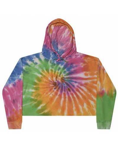 Tie-Dye CD8333 Ladies' Cropped Hooded Sweatshirt - Eternity - HIT a Double