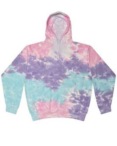 Tie-Dye CD877 Adult D Pullover Hooded Sweatshirt - Cotton Candy - HIT a Double