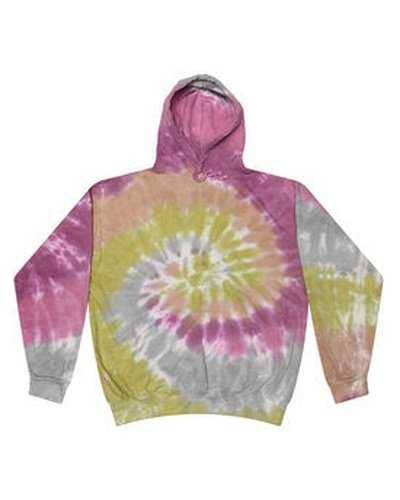 Tie-Dye CD877 Adult D Pullover Hooded Sweatshirt - Desert Rose - HIT a Double
