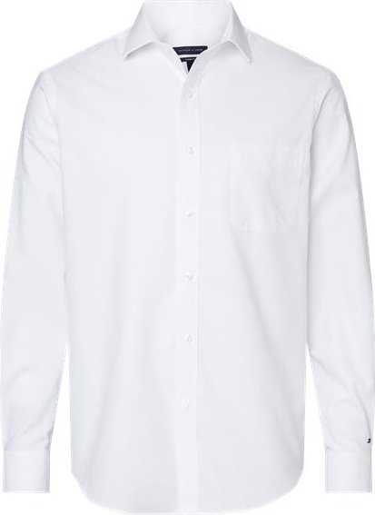 Tommy Hilfiger 13TH106 New England Cotton Oxford Shirt - White - HIT a Double - 1