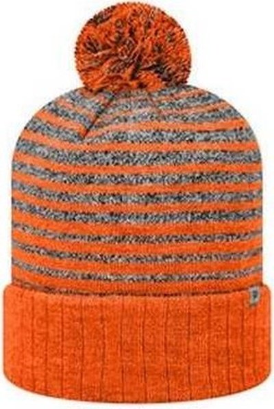 J. America TW5001 Adult Ritz Knit Cap - Orange - HIT a Double