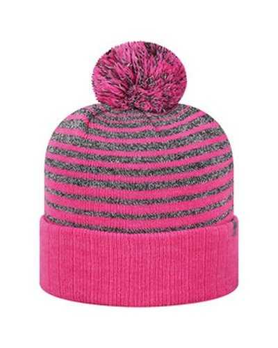 J. America TW5001 Adult Ritz Knit Cap - Wildberry - HIT a Double