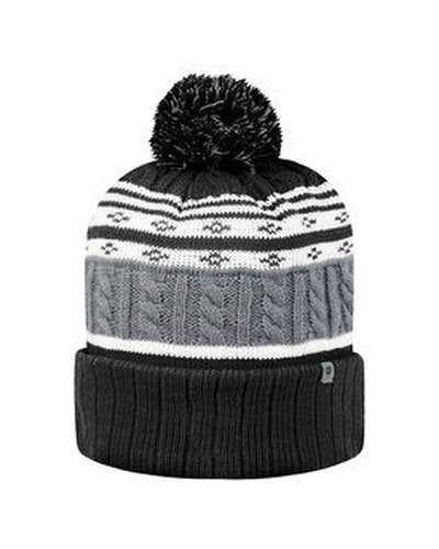 Top Of The World TW5002 Adult ALIGHTitude Knit Cap - Black - HIT a Double
