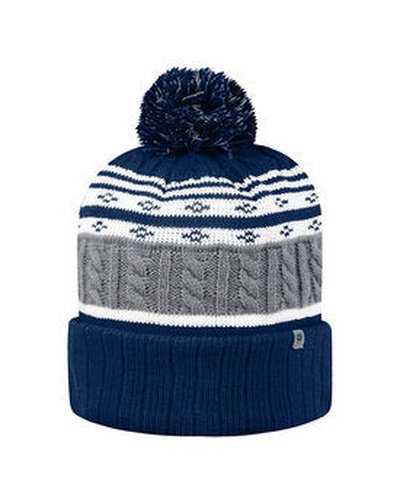 Top Of The World TW5002 Adult ALIGHTitude Knit Cap - Navy - HIT a Double