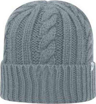 J. America TW5003 Adult Empire Knit Cap - Gray - HIT a Double