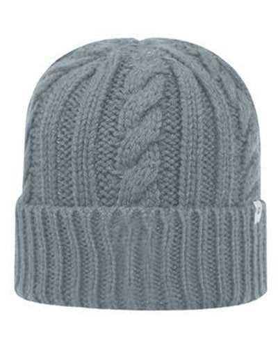 J. America TW5003 Adult Empire Knit Cap - Gray - HIT a Double