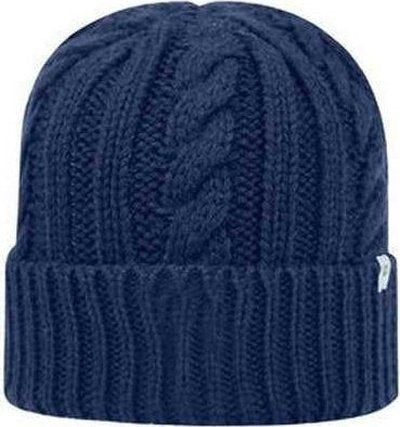 J. America TW5003 Adult Empire Knit Cap - Navy - HIT a Double