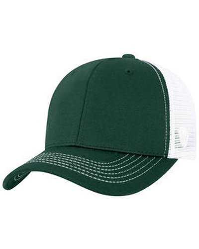 J. America TW5505 Adult Ranger Cap - Forest White - HIT a Double