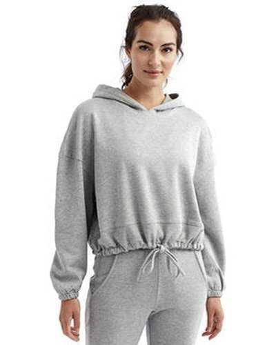 TriDri TD085 Ladies&#39; Cropped Maria Hoodie - Heather Gray - HIT a Double