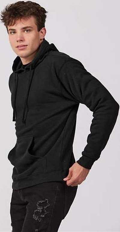Tultex 580 Unisex Premium Fleece Hooded Sweatshirt - Black - HIT a Double - 1