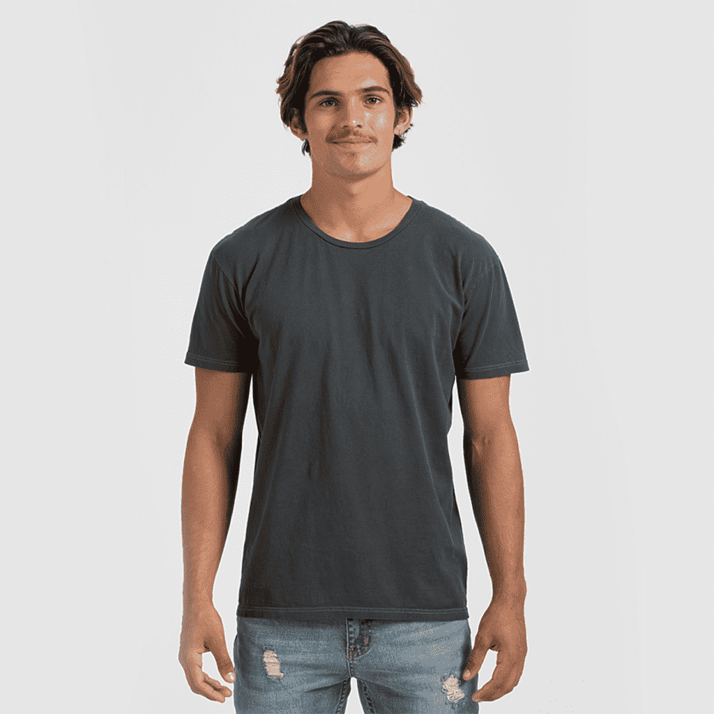 Tultex 1900 Unisex Heritage T-Shirt - Washed Black - HIT a Double
