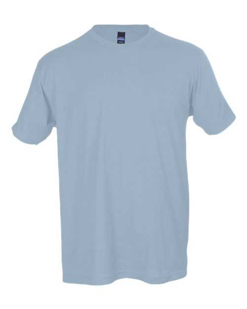 Tultex 202 Unisex Fine Jersey T-Shirt - Baby Blue - HIT a Double