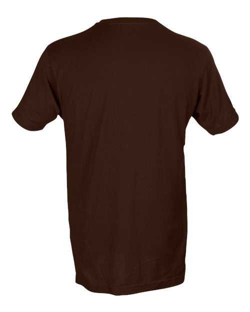 Tultex 202 Unisex Fine Jersey T-Shirt - Brown - HIT a Double