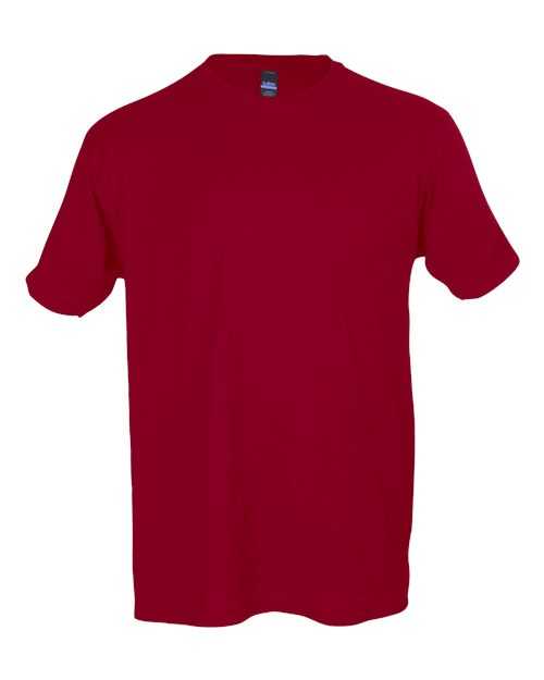 Tultex 202 Unisex Fine Jersey T-Shirt - Cardinal - HIT a Double