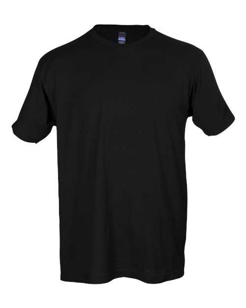 Tultex 202 Unisex Fine Jersey T-Shirt - Coal - HIT a Double