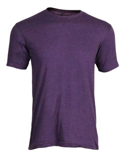 Tultex 202 Unisex Fine Jersey T-Shirt - Heather Purple - HIT a Double