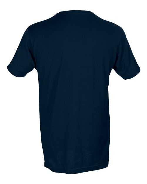 Tultex 202 Unisex Fine Jersey T-Shirt - Navy - HIT a Double
