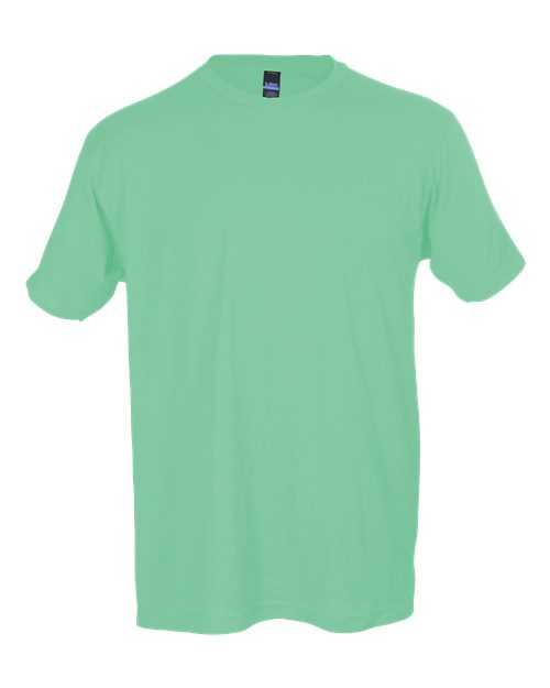 Tultex 202 Unisex Fine Jersey T-Shirt - Neo Mint - HIT a Double