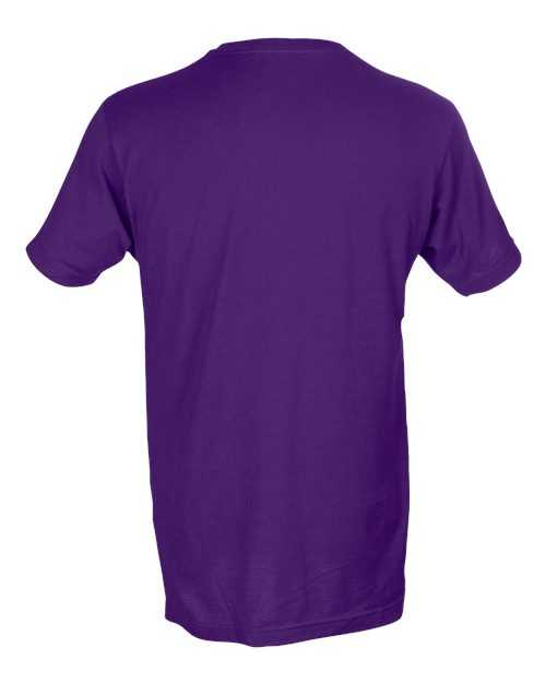 Tultex 202 Unisex Fine Jersey T-Shirt - Purple - HIT a Double
