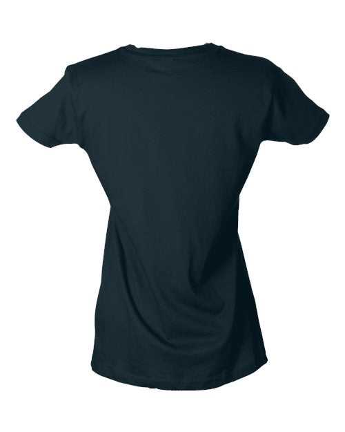 Tultex 213 Women's Slim Fit Fine Jersey T-Shirt - Charcoal - HIT a Double
