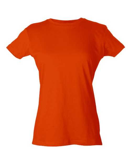 Tultex 213 Women's Slim Fit Fine Jersey T-Shirt - Orange - HIT a Double