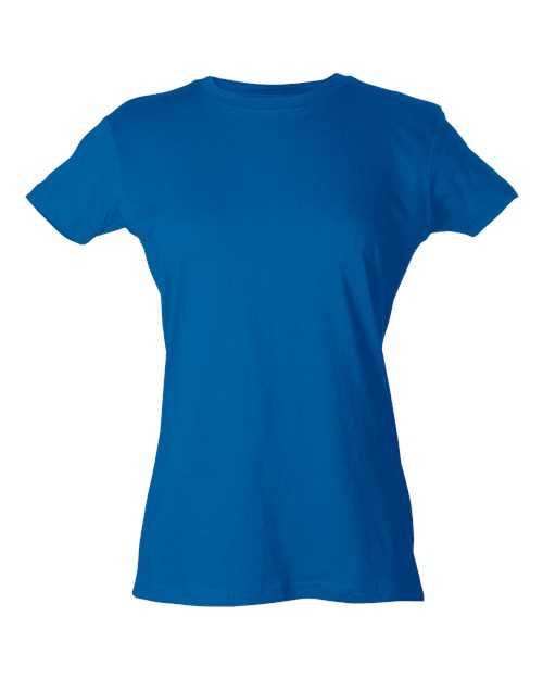 Tultex 213 Women&#39;s Slim Fit Fine Jersey T-Shirt - Turquoise - HIT a Double