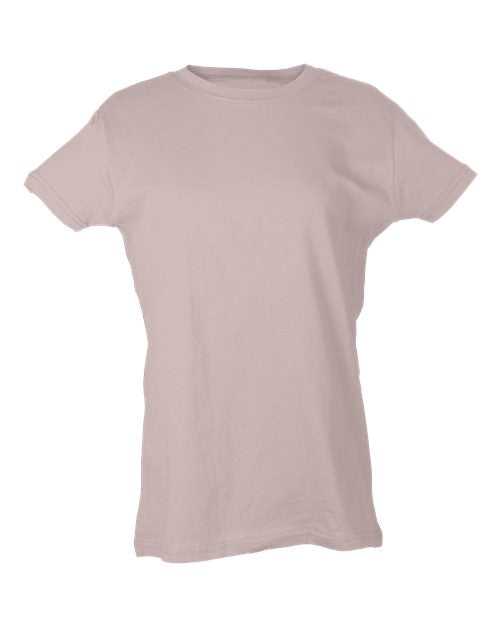 Tultex 216 Women&#39;s Classic Fit Fine Jersey T-Shirt - Pink - HIT a Double