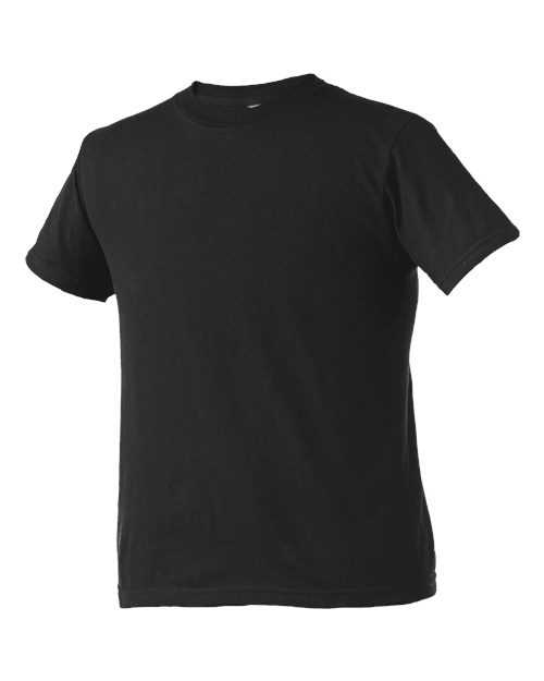 Tultex 235 Youth Fine Jersey T-Shirt - Black - HIT a Double