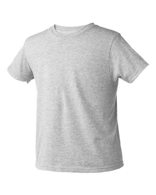 Tultex 235 Youth Fine Jersey T-Shirt - Heather Grey - HIT a Double