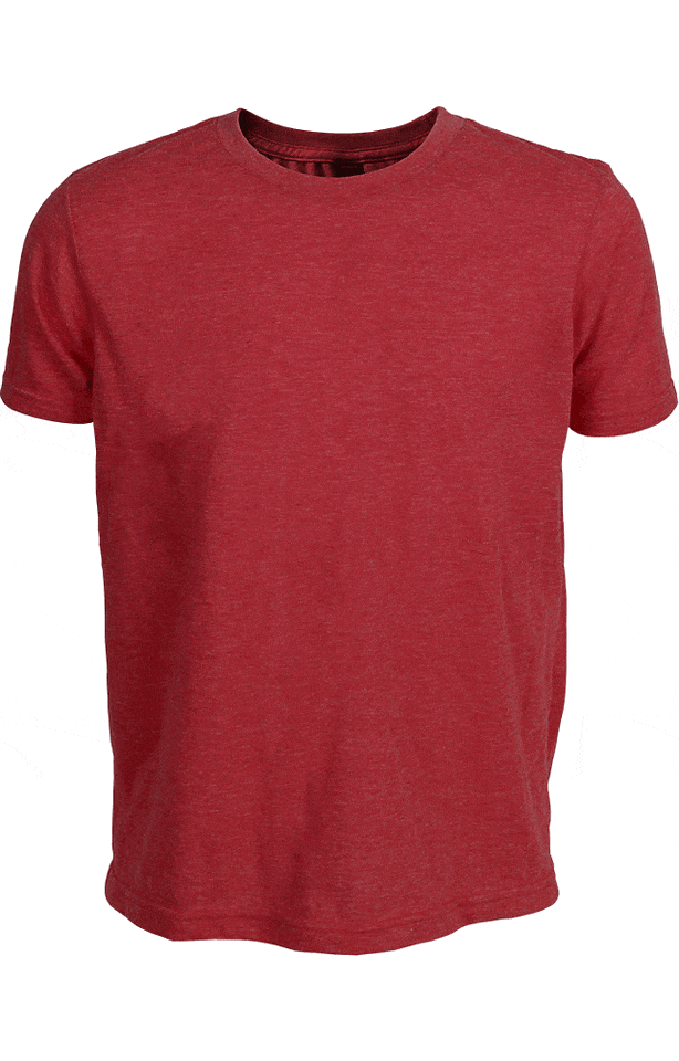 Tultex 235 Youth Fine Jersey T-Shirt - Heather Red - HIT a Double