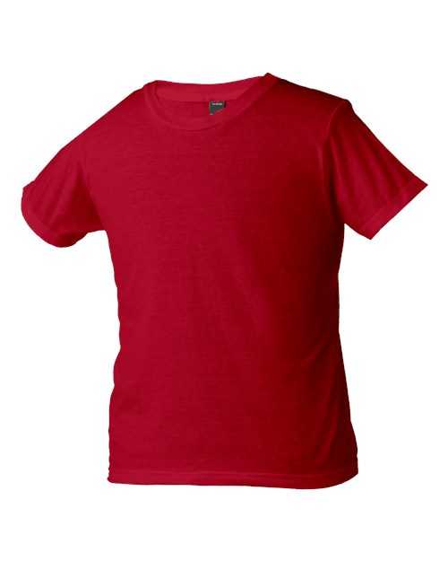 Tultex 235 Youth Fine Jersey T-Shirt - Red - HIT a Double