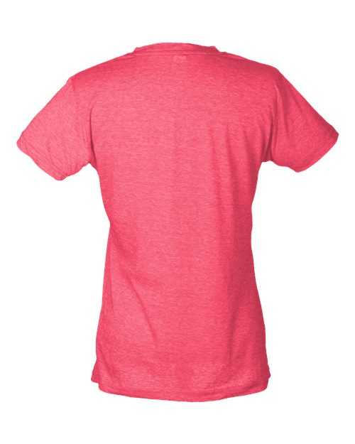 Tultex 240 Women's Poly-Rich Slim Fit T-Shirt - Heather Fuchsia - HIT a Double