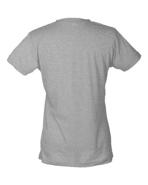 Tultex 240 Women&#39;s Poly-Rich Slim Fit T-Shirt - Heather Grey - HIT a Double