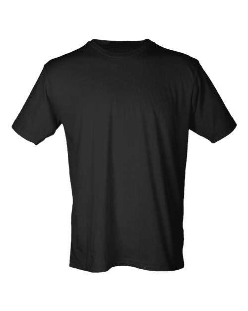 Tultex 241 Unisex Poly-Rich T-Shirt - Black - HIT a Double