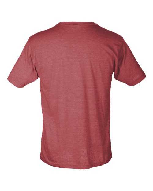 Tultex 241 Unisex Poly-Rich T-Shirt - Heather Burgundy - HIT a Double
