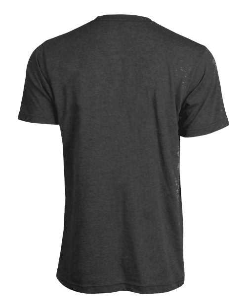 Tultex 241 Unisex Poly-Rich T-Shirt - Heather Charcoal - HIT a Double