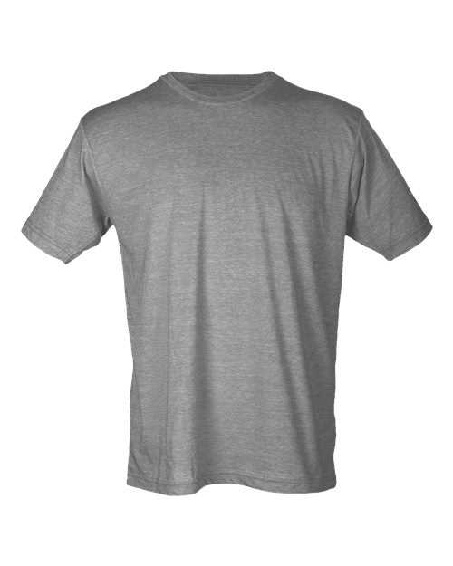 Tultex 241 Unisex Poly-Rich T-Shirt - Heather Grey - HIT a Double