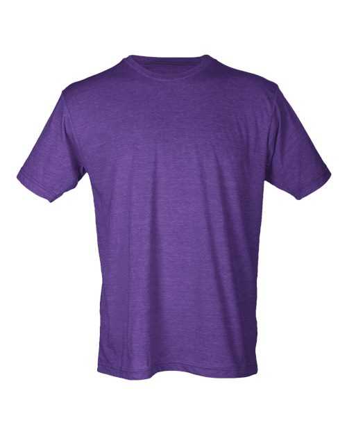 Tultex 241 Unisex Poly-Rich T-Shirt - Heather Purple - HIT a Double