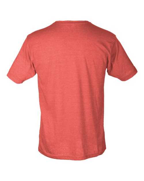 Tultex 241 Unisex Poly-Rich T-Shirt - Heather Red - HIT a Double