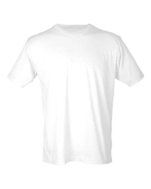 Tultex 241 Unisex Poly-Rich T-Shirt - White - HIT a Double