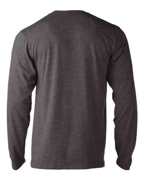 Tultex 242 Unisex Poly-Rich Long Sleeve T-Shirt - Heather Charcoal - HIT a Double