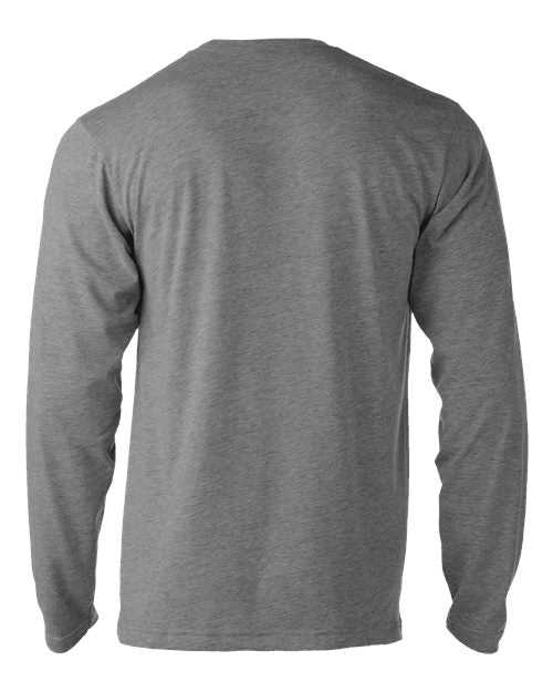 Tultex 242 Unisex Poly-Rich Long Sleeve T-Shirt - Heather Grey - HIT a Double